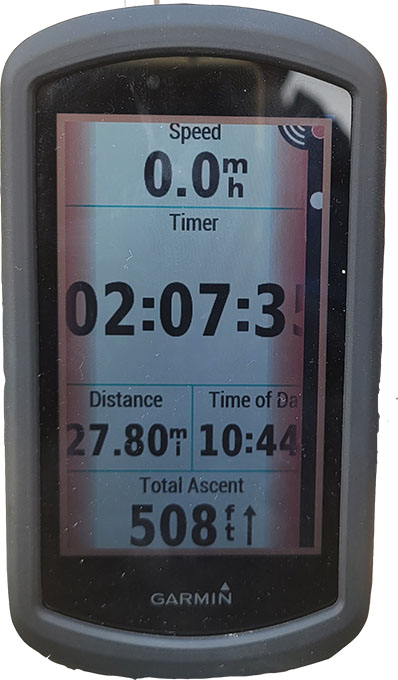 Garmin Varia on Garmin Edge 1030 plus